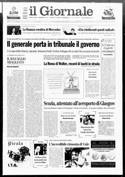 Il giornale : quotidiano del mattino